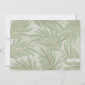 BLESSED-kerstfoto Feestdagenkaart (Achterkant)