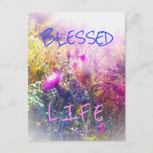 BLESSED LIFE BRIEFKAART (Voorkant)
