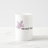 Blessed Mama Floral Coffee Mug (Devant)