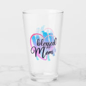 Blessed mama glas (Achterkant)
