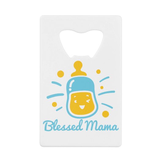 Blessed Mama Kredietkaart Flessenopener (Voorkant)