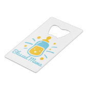 Blessed Mama Kredietkaart Flessenopener (Achterkant Gekanteld)