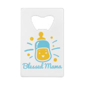 Blessed Mama Kredietkaart Flessenopener (Achterkant)