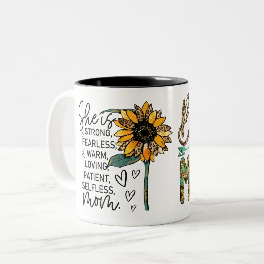 'Blessed Mama' Moederdag keramische Mok (Voorkant links)