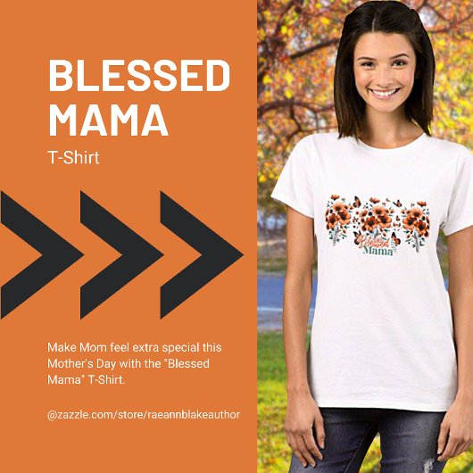 "Blessed Mama" Moederdag T-shirt