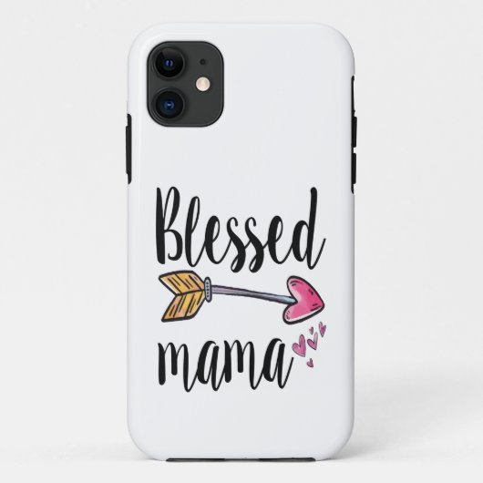 Blessed Mama Phone case voor mam (Achterkant)