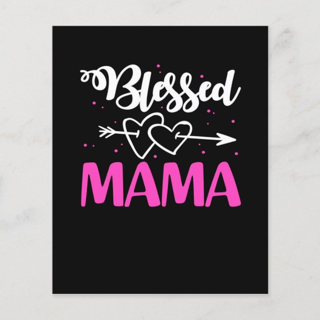Blessed Mama Proud moeder | Cute Gift (Voorkant)