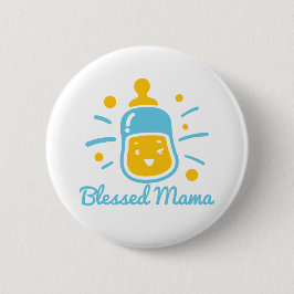 Blessed Mama Ronde Button 5,7 Cm