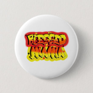 Blessed Mama Ronde Button 5,7 Cm