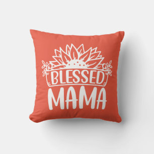 Blessed Mama Sunflower Kussen