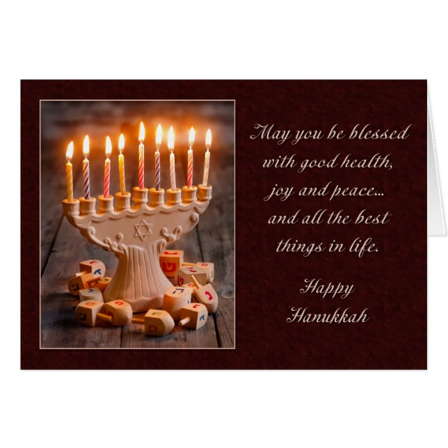 Blessed Menorah (Voorkant Horizontaal)