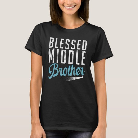 Blessed Middle Brother T-shirt (Voorkant)