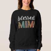 Blessed Mimi Cute Leopard Print Trui (Voorkant)