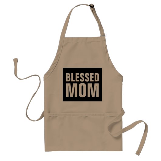 BLESSED MOM Kitchen Schorten (Voorkant)