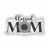 Blessed Mom Sticker (Voorkant)