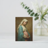Blessed Mother Prayer Card for Expectant Mothers Informatiekaartje (Staand voorkant)