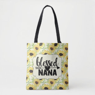 Blessed Nana Sunflower Draagtas
