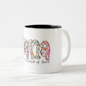 Blessed Nanna Mug à café à deux tons (Devant droit)