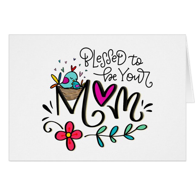 Blessed om je moeder te zijn (Voorkant Horizontaal)