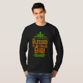 Blessed om vraag Gigi Moederdag te worden T-shirt (Voorkant volledig)
