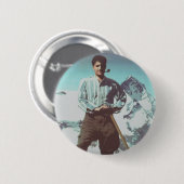 Blessed Pier Giorgio Frassati Ronde Button 5,7 Cm (Voorkant /achterkant)