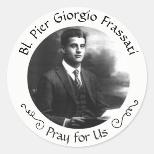 Blessed Pier Giorgio Frassati Ronde Sticker