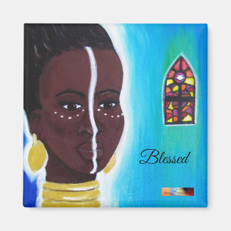 Blessed Queen Magnet by Alicia McDaniel Fine Art Magneet