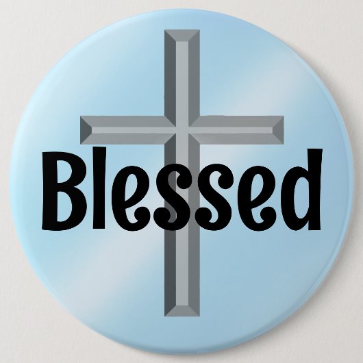 Blessed Ronde Button 6,0 Cm (Voorkant)