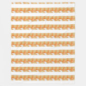 Blessed Rustic Chicken Pattern Blanket Fleece Deken (Voorkant)