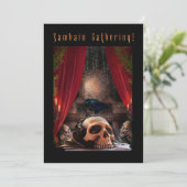 Blessed Samhain Gathering Uitnodiging - Ravens Den (Staand voorkant)