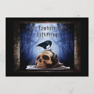 Blessed Samhain verzamelt uitnodigingen - de Raven