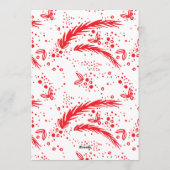 Blessed Season Lettering Holiday Kerstmis Kaart (Achterkant)