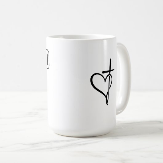 Blessed ⛪︎ tasse de café 15oz (Devant droit)