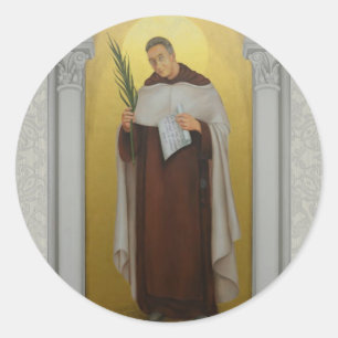 Blessed Titus Brandsma Carmelite Saints Priest Ronde Sticker
