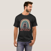 Blessed To Be Called Granny Boho Rainbow Mothers D T-shirt (Voorkant volledig)