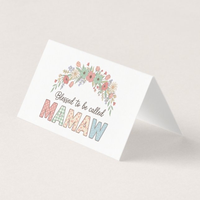 Blessed to be called Mamaw Kaart (Voorkant)