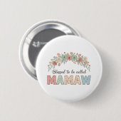 Blessed to be called Mamaw Ronde Button 5,7 Cm (Voorkant /achterkant)