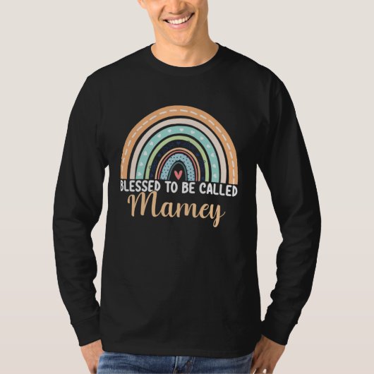 Blessed To Be Called Mamey Rainbow Mothers Day Mam T-shirt (Voorkant)