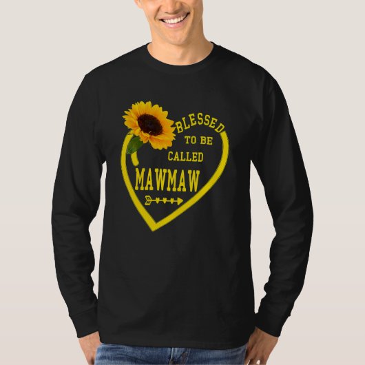 Blessed To Be Called Mawmaw Mothers Day T-shirt (Voorkant)