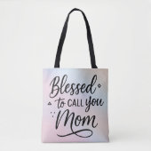Blessed to Call You Mom Canvas tas - Een geweldig (Voorkant)
