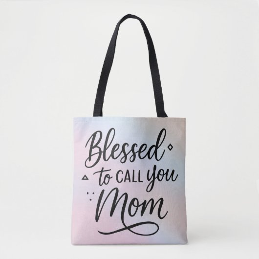 Blessed to Call You Mom Canvas tas - Een geweldig (Voorkant)