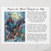 Blessed Trinity Prayer voor Unity Flyer (Voorkant)