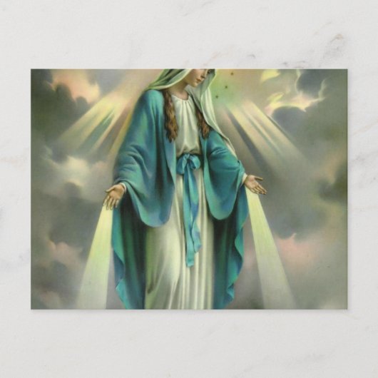 Blessed Virgin Mary Briefkaart (Voorkant)