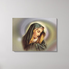 Blessed Virgin Mary Canvas Afdruk