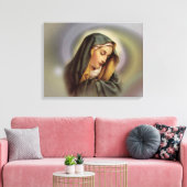 Blessed Virgin Mary Canvas Afdruk (Insitu (Woonkamer))