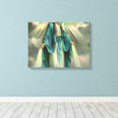 Blessed Virgin Mary Canvas Afdruk (Insitu (Houten vloer))