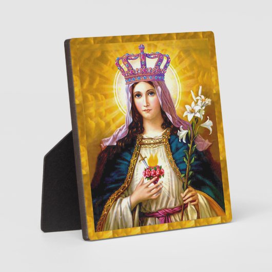 Blessed Virgin Mary Fotoplaat (Voorkant)