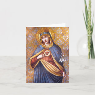 Blessed Virgin Mary Greeting card Kaart