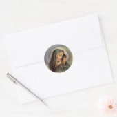 Blessed Virgin Mary Ronde Sticker (Envelop)