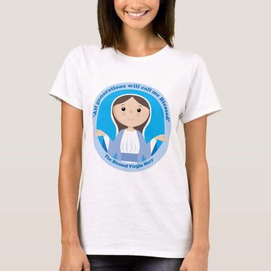 Blessed Virgin Mary T-shirt (Voorkant)